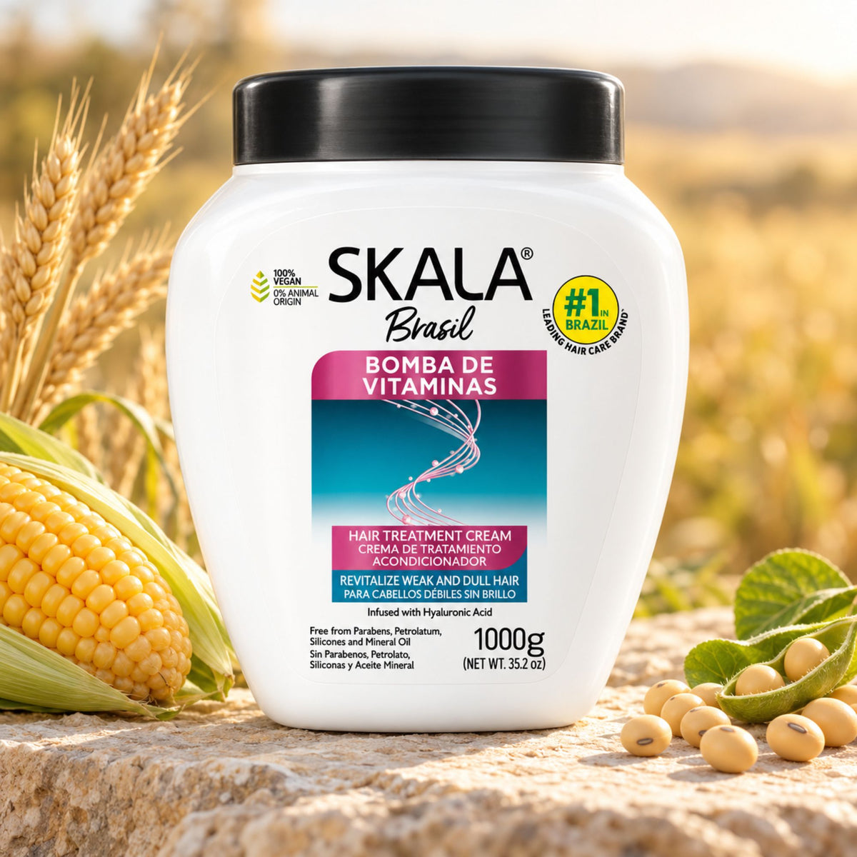 Masque Skala Bomba de Vitaminas 1KG | Soin Cheveux Secs & Abîmés