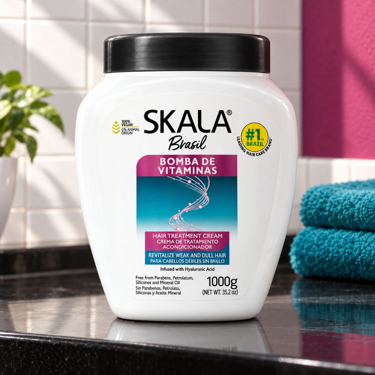 Masque Skala Bomba de Vitaminas 1KG | Soin Cheveux Secs & Abîmés