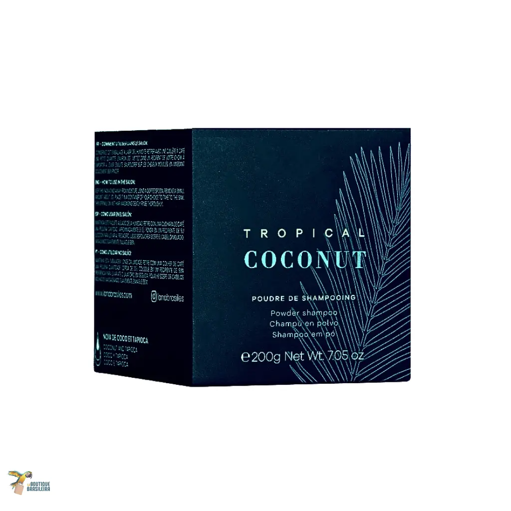 Shampoing en Poudre Tropical Coconut 200 g – Lana Brasiles