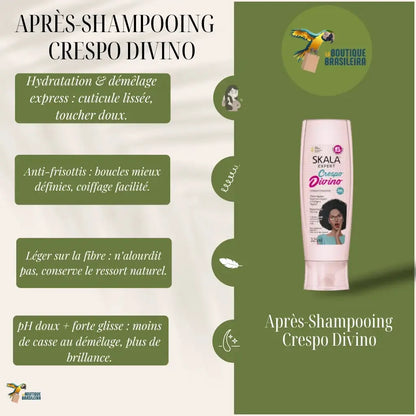SKALA Après-shampoing Crespo Divino – Cheveux bouclés & crépus