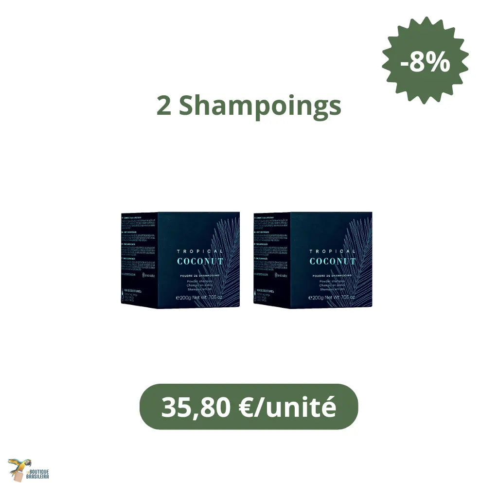 Shampoing en Poudre Tropical Coconut 200 g – Lana Brasiles