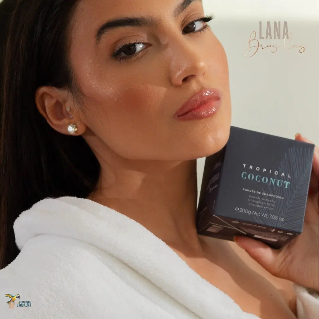 Shampoing en Poudre Tropical Coconut 200 g – Lana Brasiles