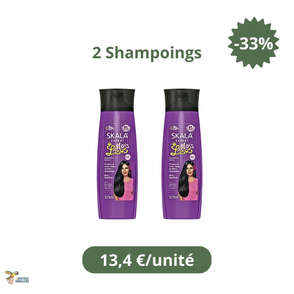 SKALA Shampoing Lissant Mais Lisos 325 ml – anti-frizz