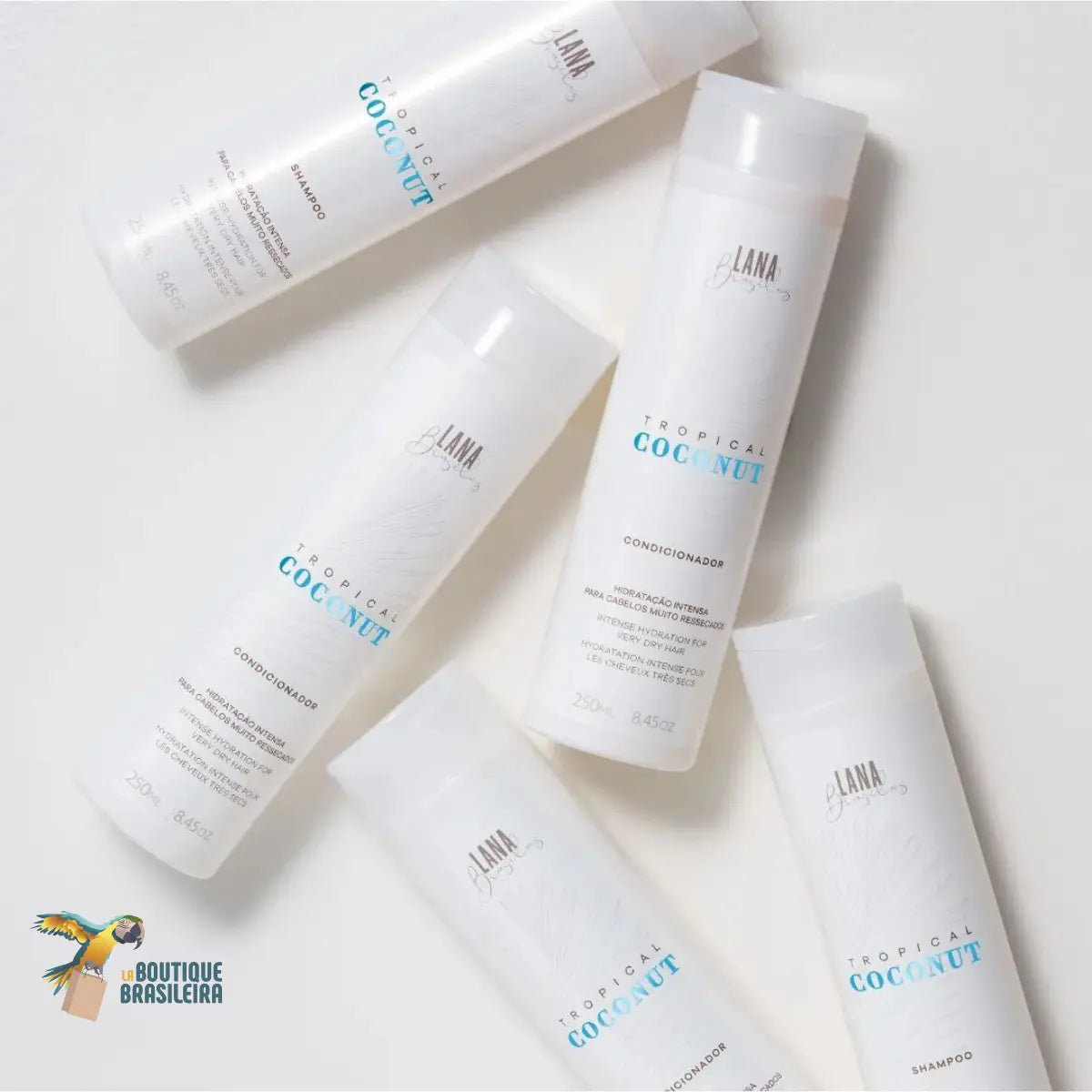 Shampooing Tropical Coconut 250ml – Lana Brasiles