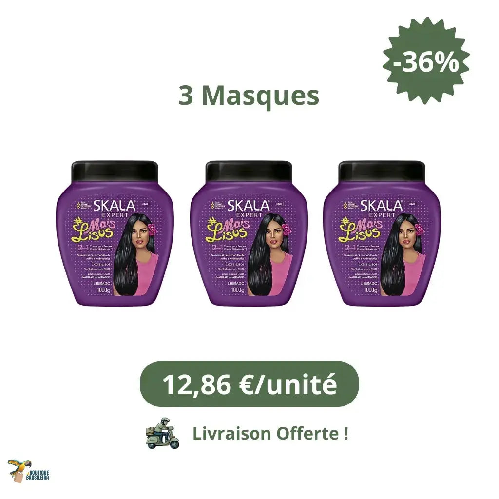 Skala Crème de Traitement 2 en 1 - 1Kg - #MAIS LISO