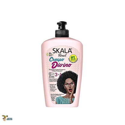 Skala Crespo Divino 3-en-1 – Leave-in vegan cheveux bouclés, crépus