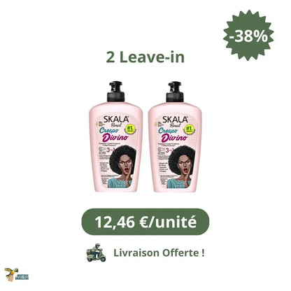 Skala Crespo Divino 3-en-1 – Leave-in vegan cheveux bouclés, crépus