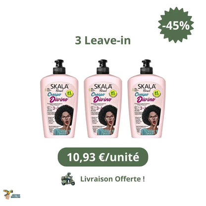 Skala Crespo Divino 3-en-1 – Leave-in vegan cheveux bouclés, crépus