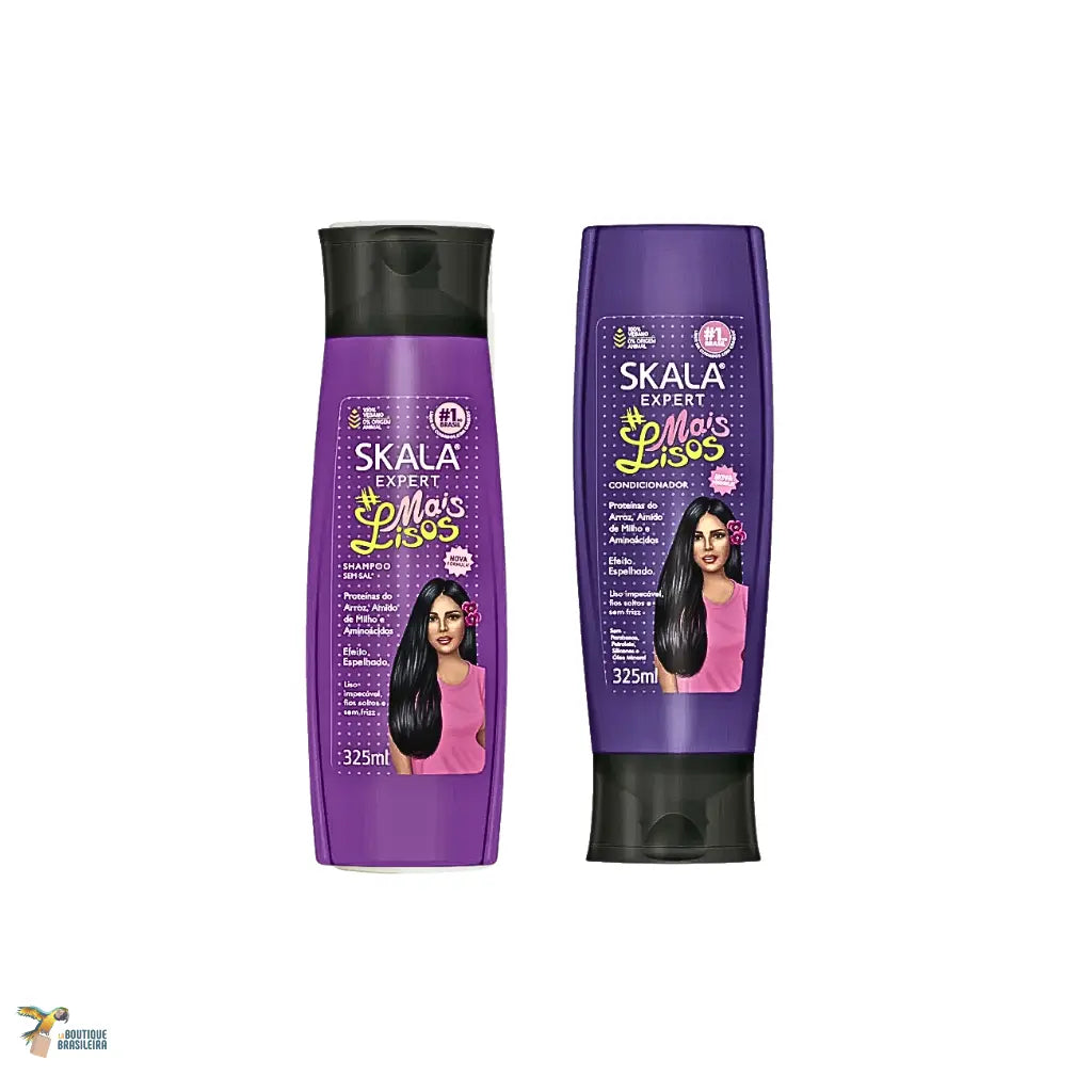 Skala Mais Liso : Shampoing + Après-shampoing Anti-Frizz