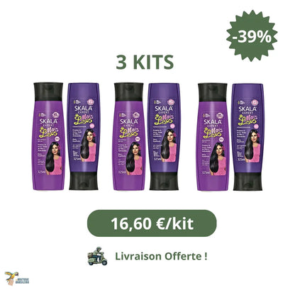 Skala Mais Liso : Shampoing + Après-shampoing Anti-Frizz