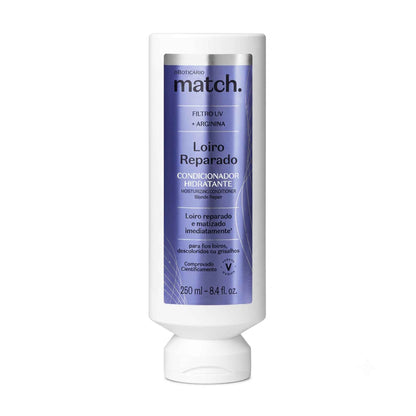 Après-shampoing déjaunisseur Match Proteção dos Loiros 280 ml O Boticário
