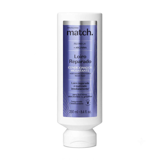 Après-shampoing déjaunisseur Match Proteção dos Loiros 280 ml O Boticário