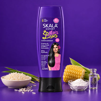 Après-shampoing Skala #Mais Lisos 325 ml – Anti-frisottis