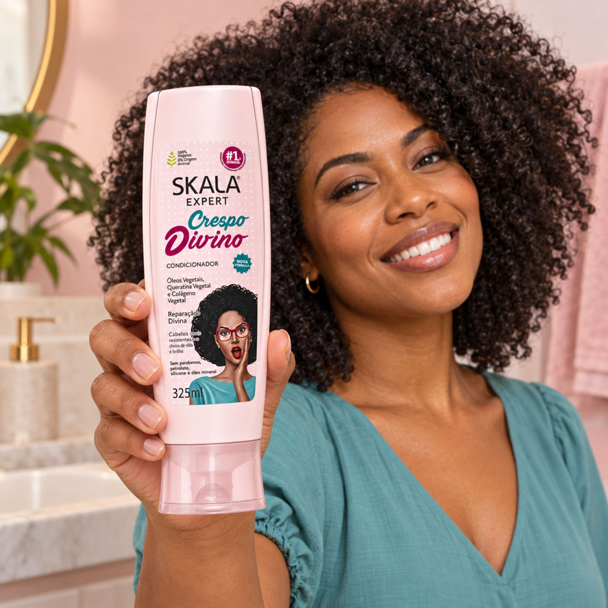 SKALA Après-shampoing Crespo Divino – Cheveux bouclés & crépus