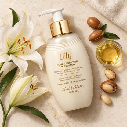 Acondicionador satinado Lily 250 ml – O Boticário