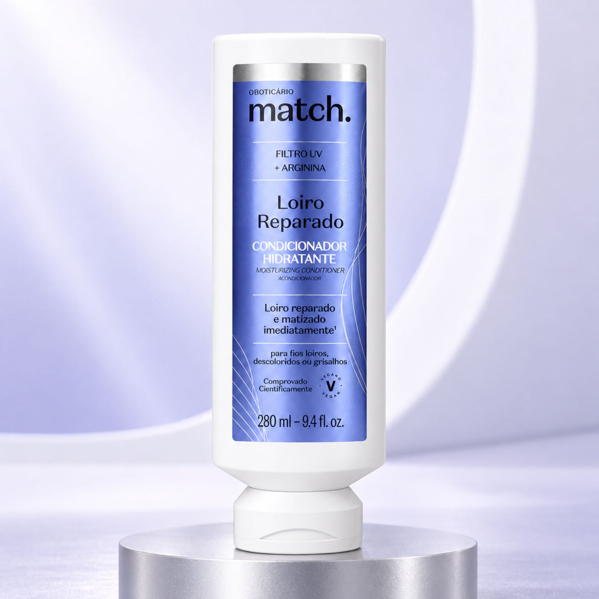 Après-Shampoing Déjaunisseur Match Proteção dos Loiros 280 ml – O Boticário