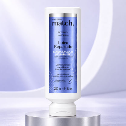 Après-Shampoing Déjaunisseur Match Proteção dos Loiros 280 ml – O Boticário
