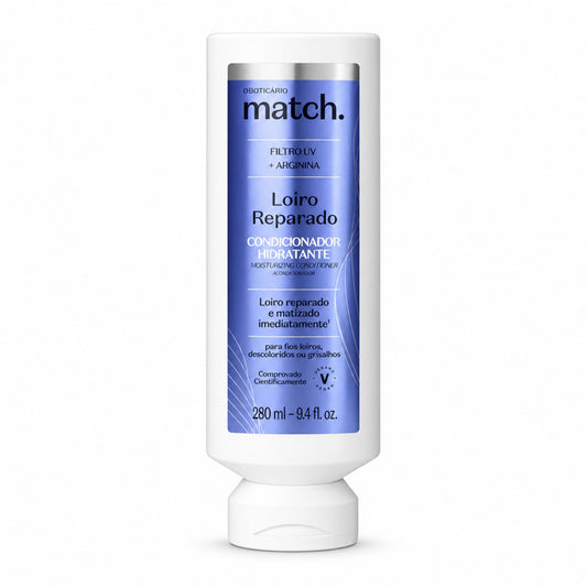 Après-Shampoing Déjaunisseur Match Proteção dos Loiros 280 ml – O Boticário