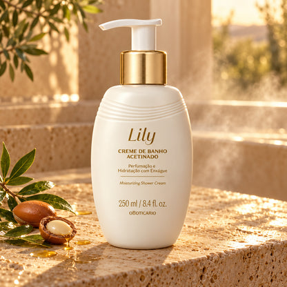 Crème de Douche Satinée Lily 250 ml – O Boticário — photographie d’ambiance 1