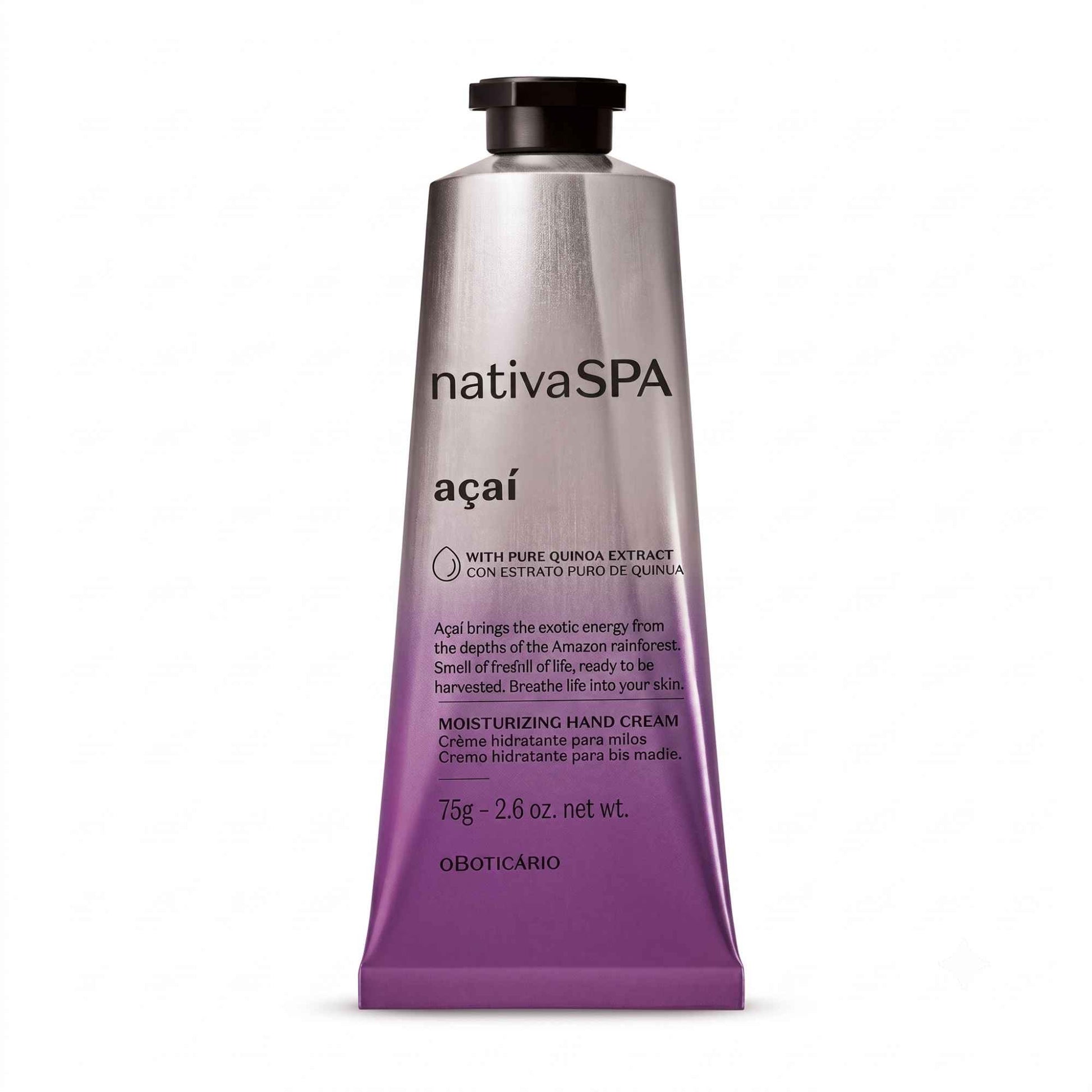 Crème mains hydratante Nativa Spa Açaí 75 g O Boticário
