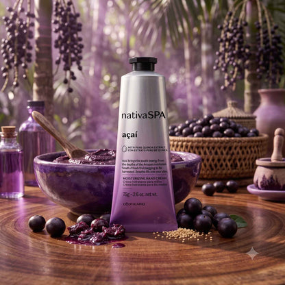 Crème mains hydratante Nativa Spa Açaí 75 g O Boticário — visuel d'ambiance