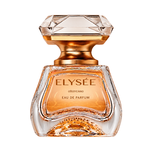 Eau de parfum Elysée 50 ml O Boticário – flacon sur fond transparent