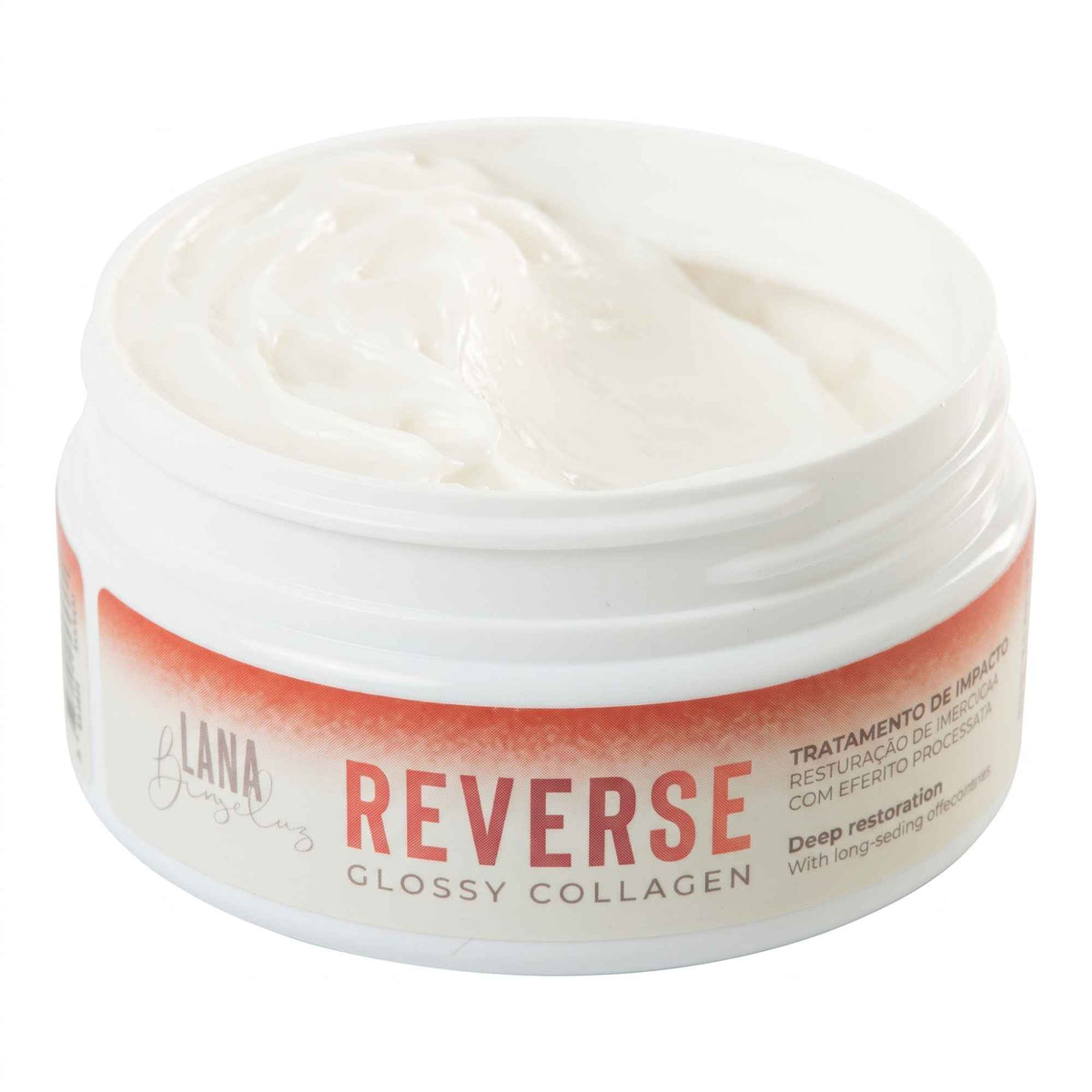 Masque Glossy Reverse ouvert : texture crème onctueuse