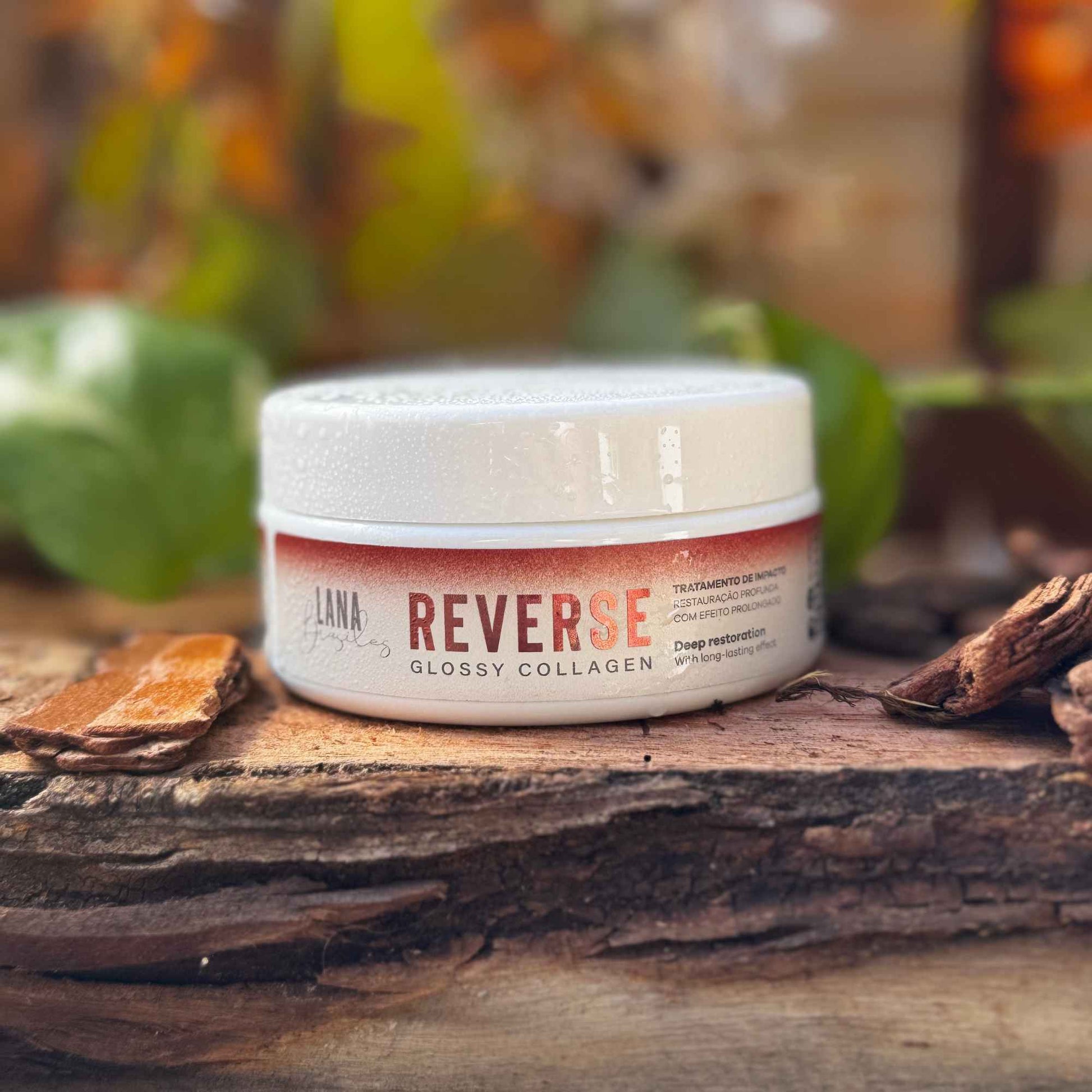 Pot de masque Glossy Reverse 200 g Lana Brasiles