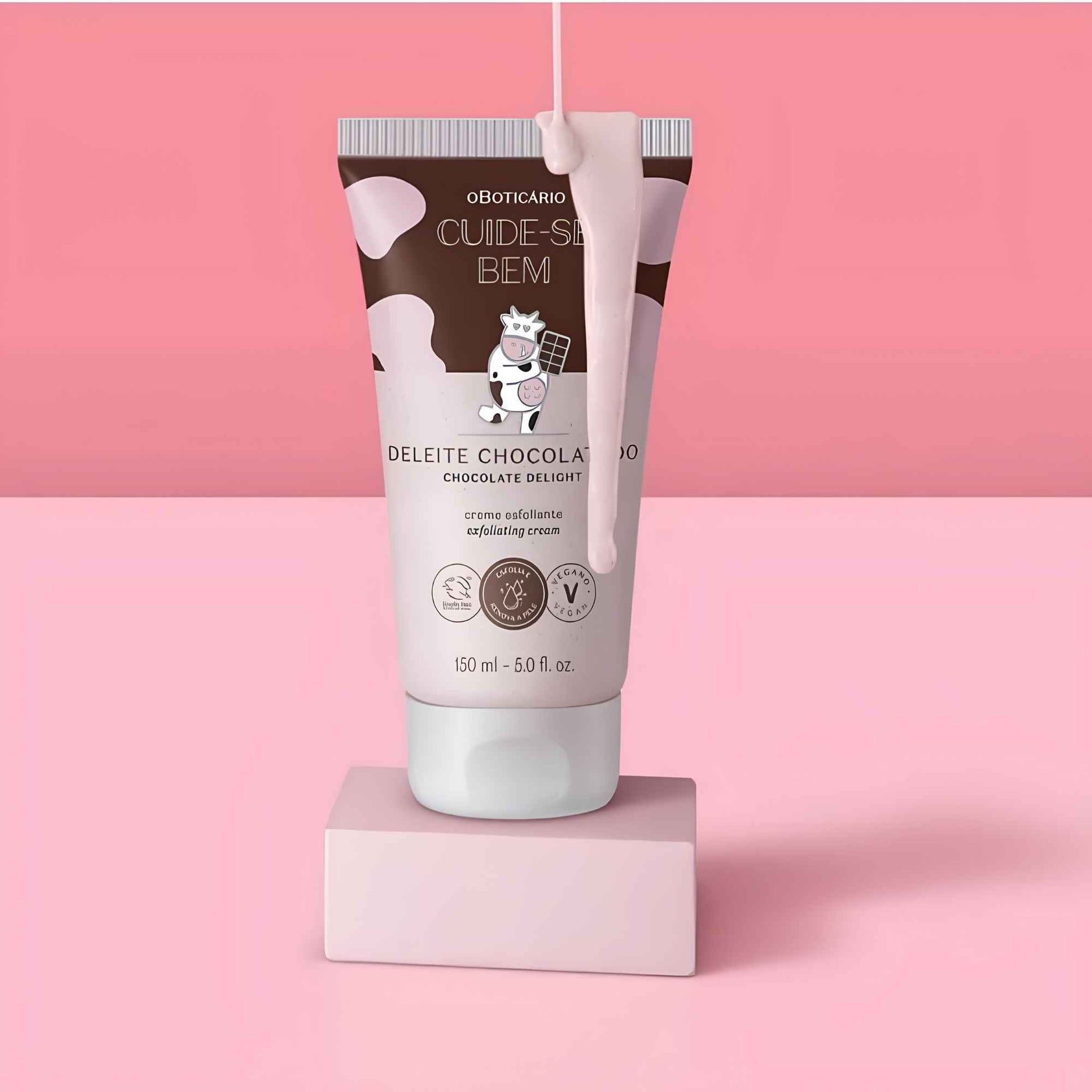 Gommage corps Deleite Chocolatudo 150 ml O Boticário — texture