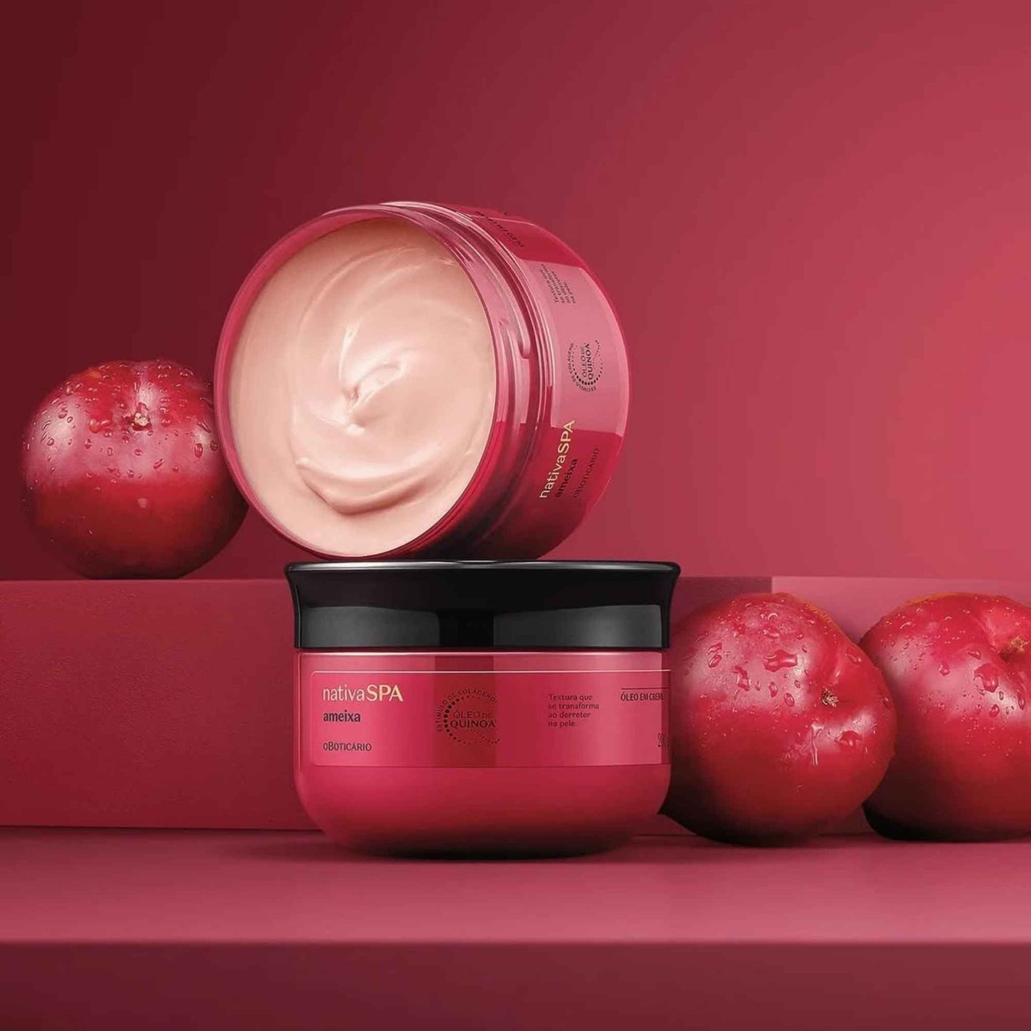 Huile en crème corps Nativa Spa Ameixa 200 g O Boticário — visuel d'ambiance
