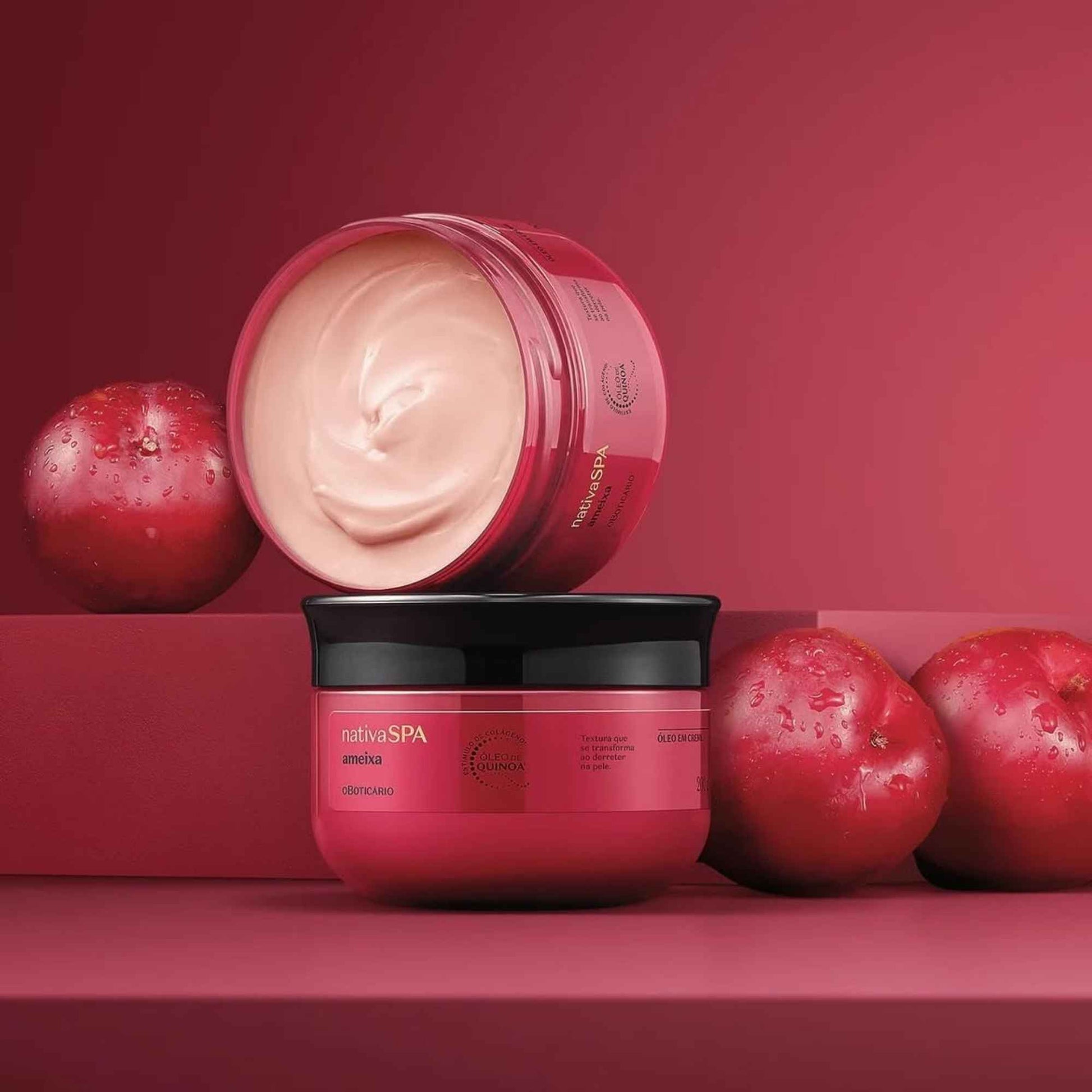 Huile en crème corps Nativa Spa Ameixa 200 g O Boticário — visuel d'ambiance