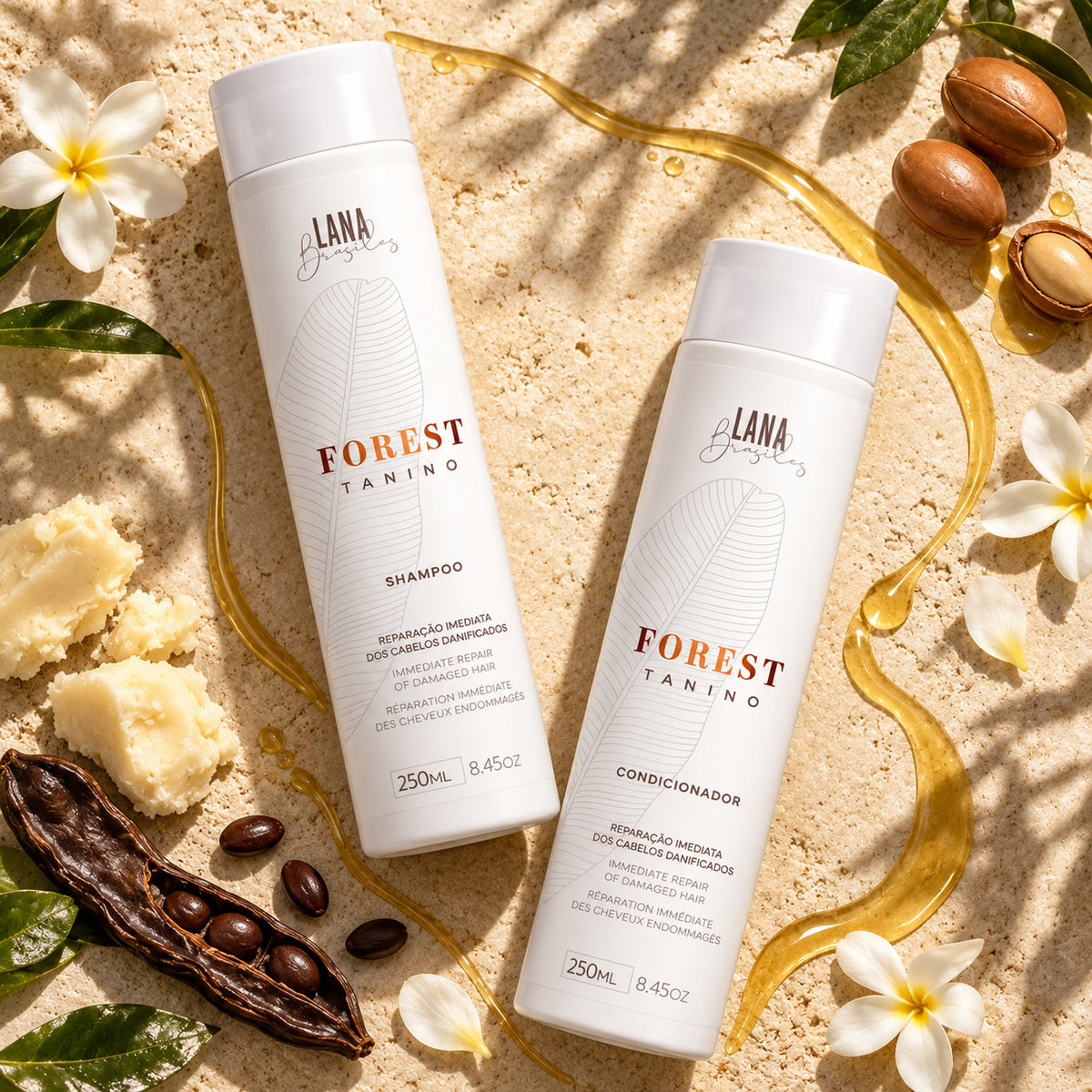 Kit Forest Tanino – Shampooing + Après-shampooing (Lana Brasiles) — photographie d’ambiance 2
