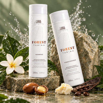 Kit Forest Tanino – Shampooing + Après-shampooing (Lana Brasiles) — photographie d’ambiance 3