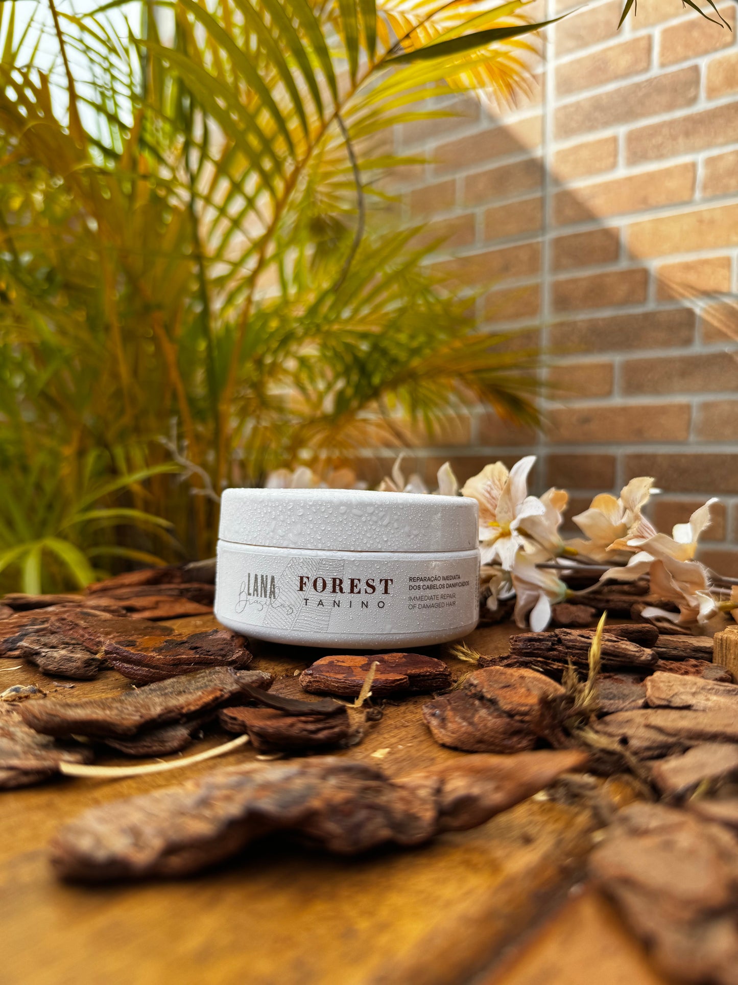 Pot de masque réparateur Forest Tanino 500 g Lana Brasiles