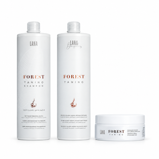 Kit Lissage Brésilien Forest Tanino 1L étapes 1 et 2 + Masque Forest Tanino 200g