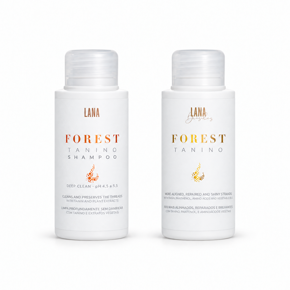 Kit Lissage Brésilien Forest Tanino 100ml étapes 1 et 2