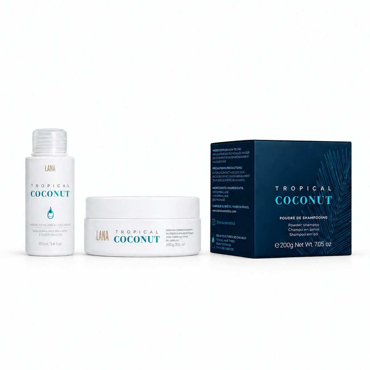 Kit Lissage Brésilien Tropical Coconut 100 ml – Lana Brasiles