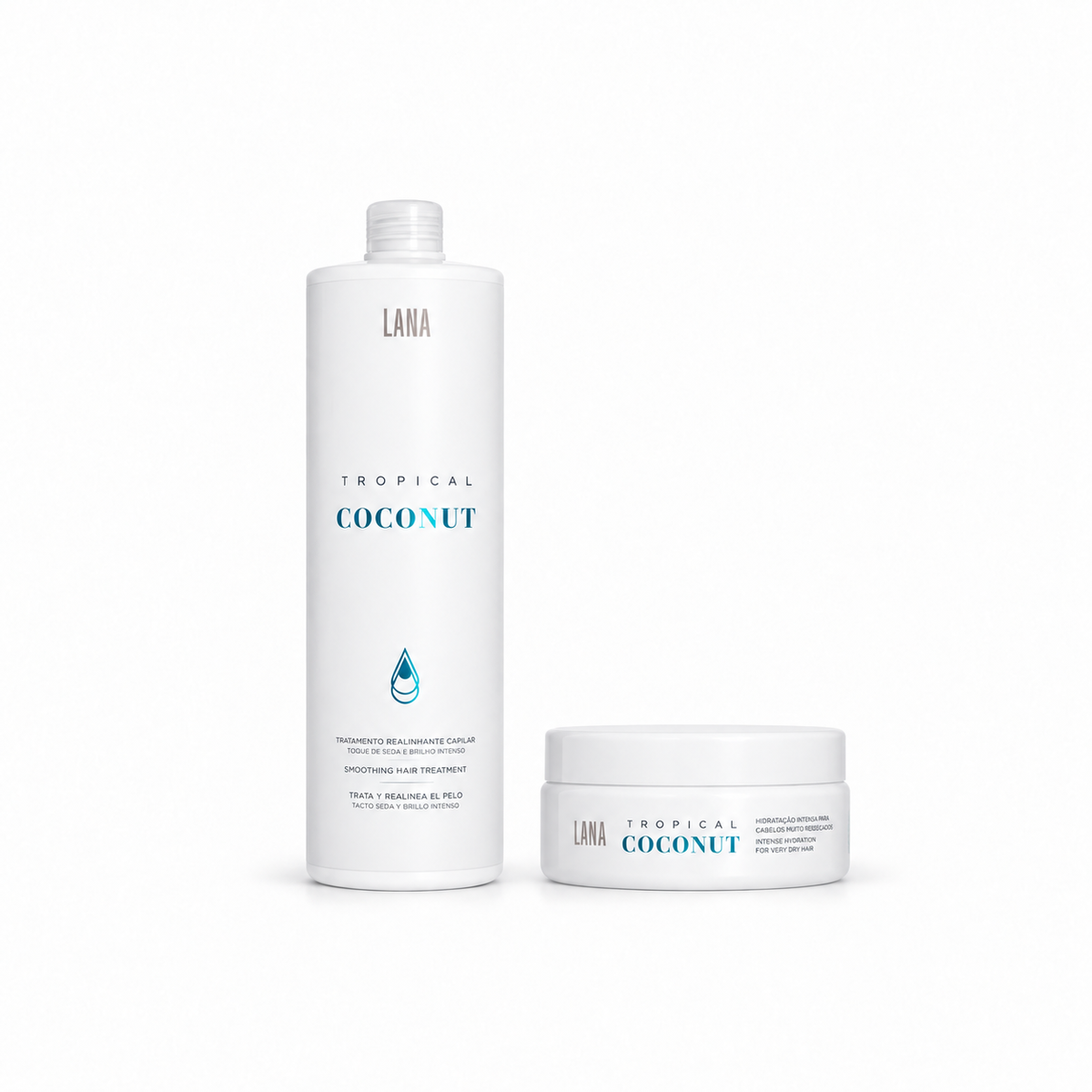 KIT Lissage Brésilien Tropical Coconut 1L + Masque Hydratant 200g