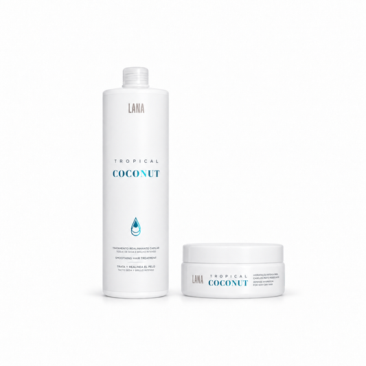 KIT Lissage Brésilien Tropical Coconut 1L + Masque Hydratant 200g
