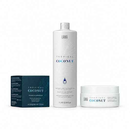 Kit complet Lissage Brésilien Tropical Coconut (1L) Lana Brasiles