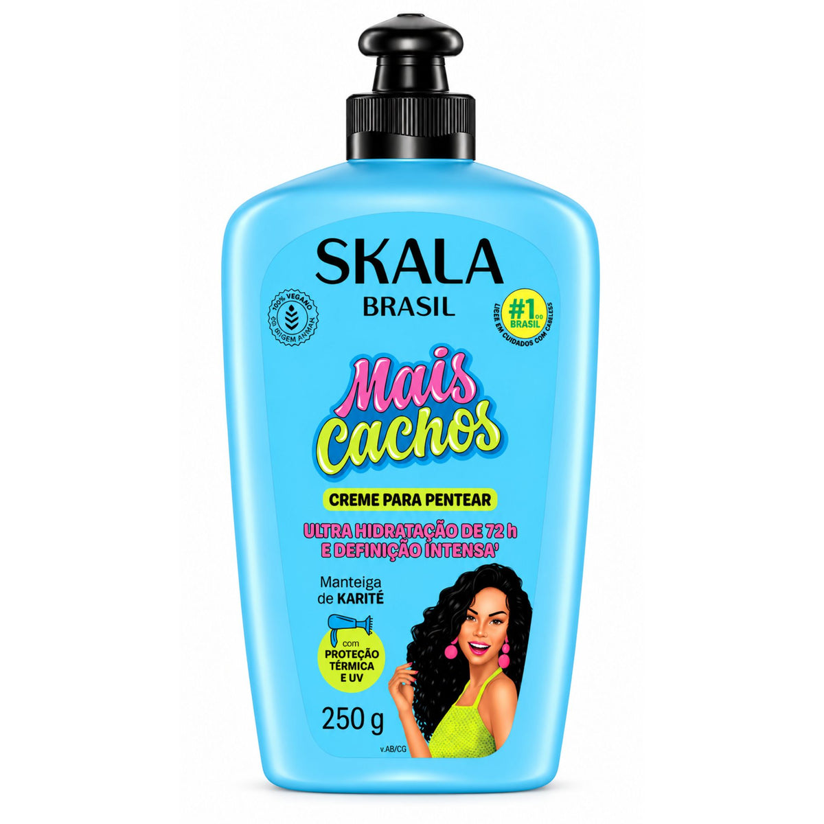 Crème coiffante sans rinçage Skala Mais Cachos 250 g