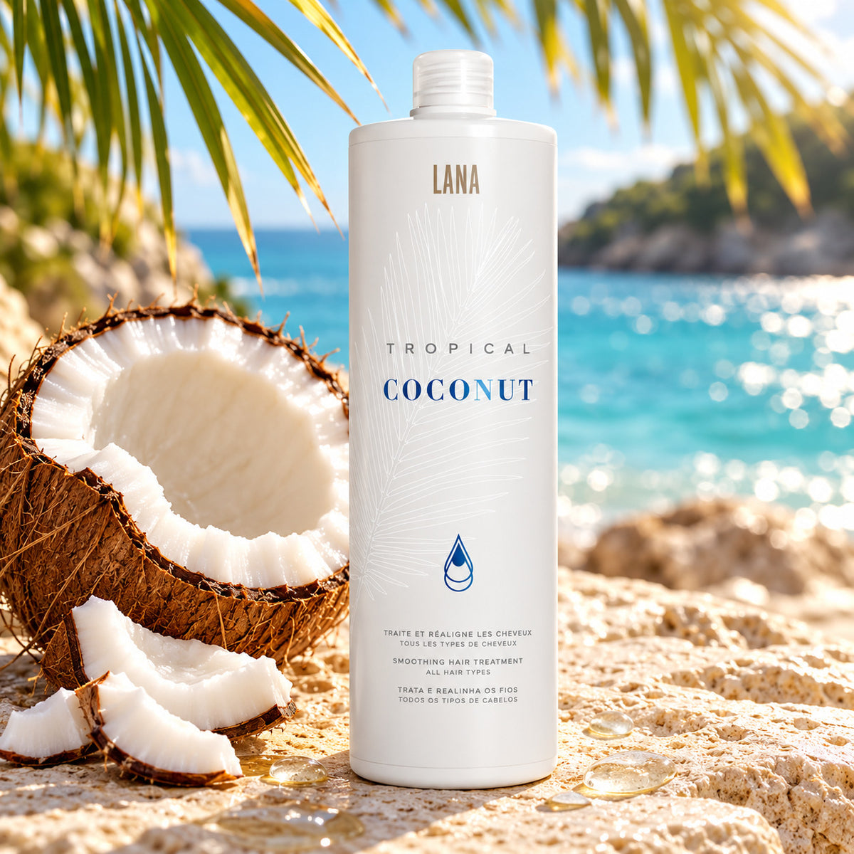 Lissage Brésilien Tropical Coconut – Lana Brasiles — photographie d’ambiance 1