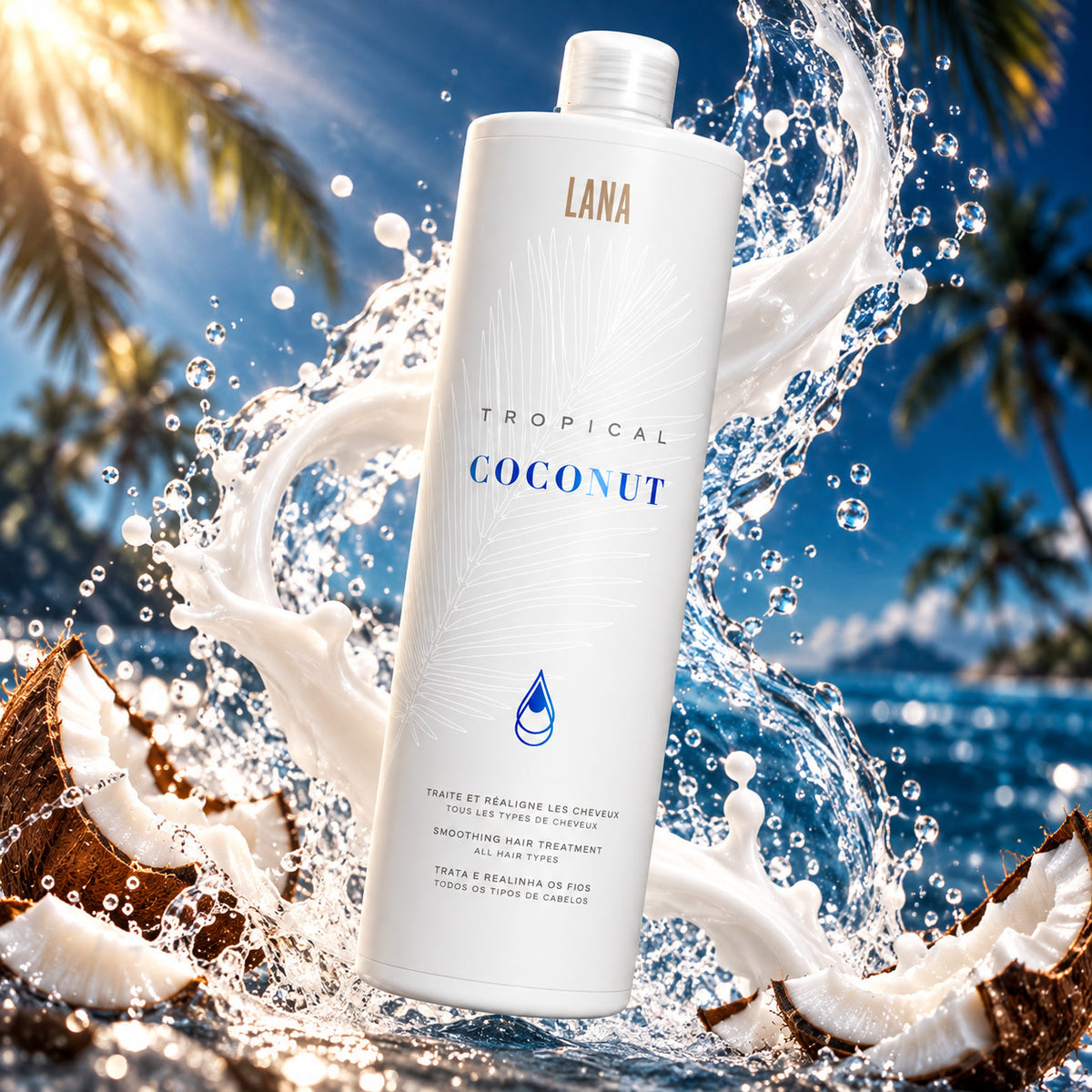 Lissage Brésilien Tropical Coconut – Lana Brasiles — photographie d’ambiance 3