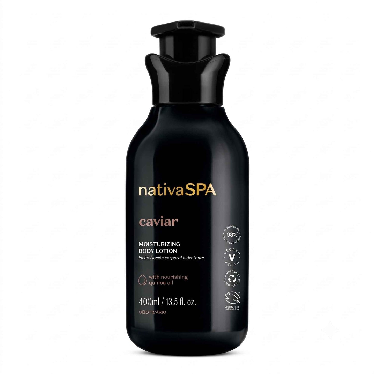 Lotion hydratante corps Nativa Spa Caviar 400 ml O Boticário