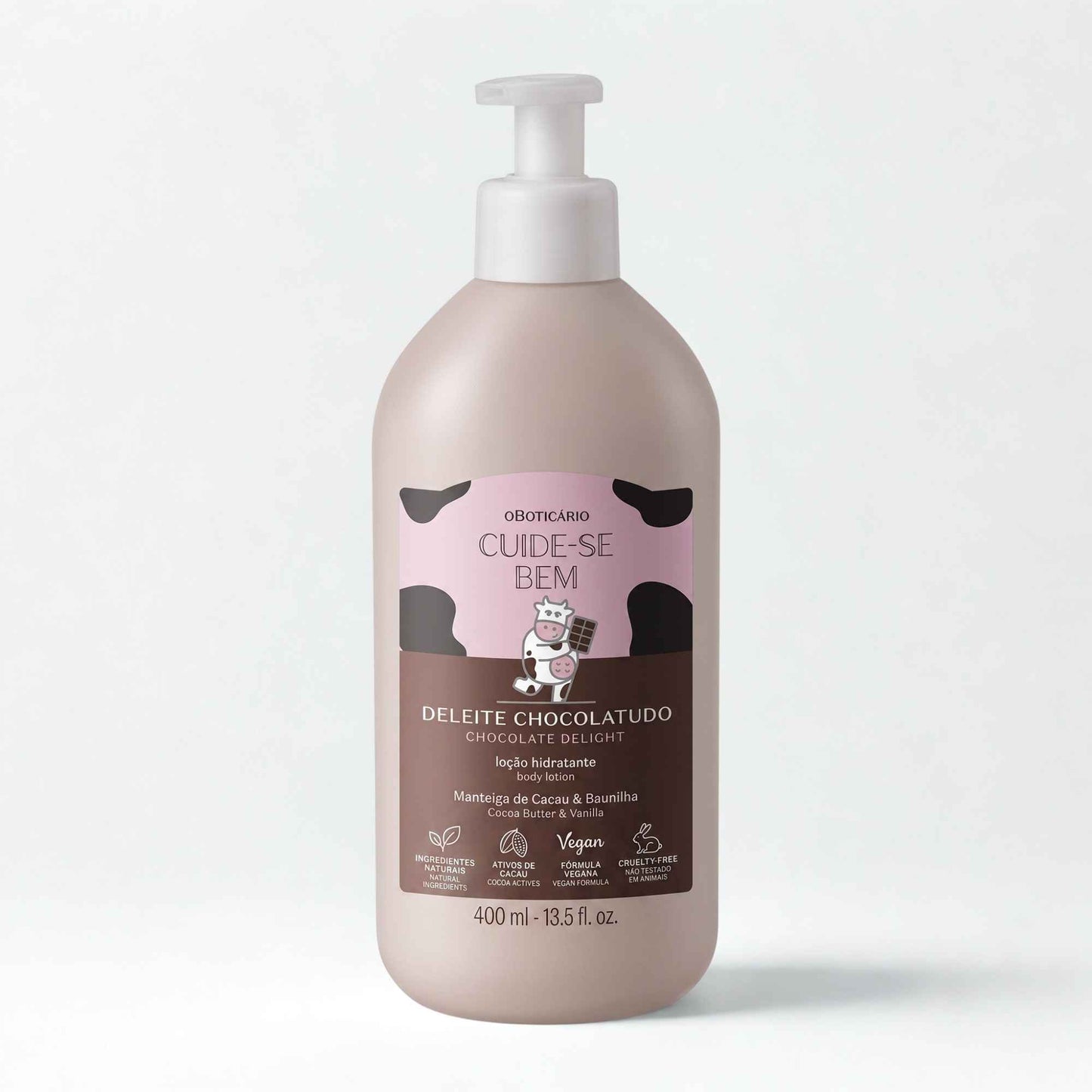 Lotion hydratante corps Deleite Chocolatudo 400 ml O Boticário