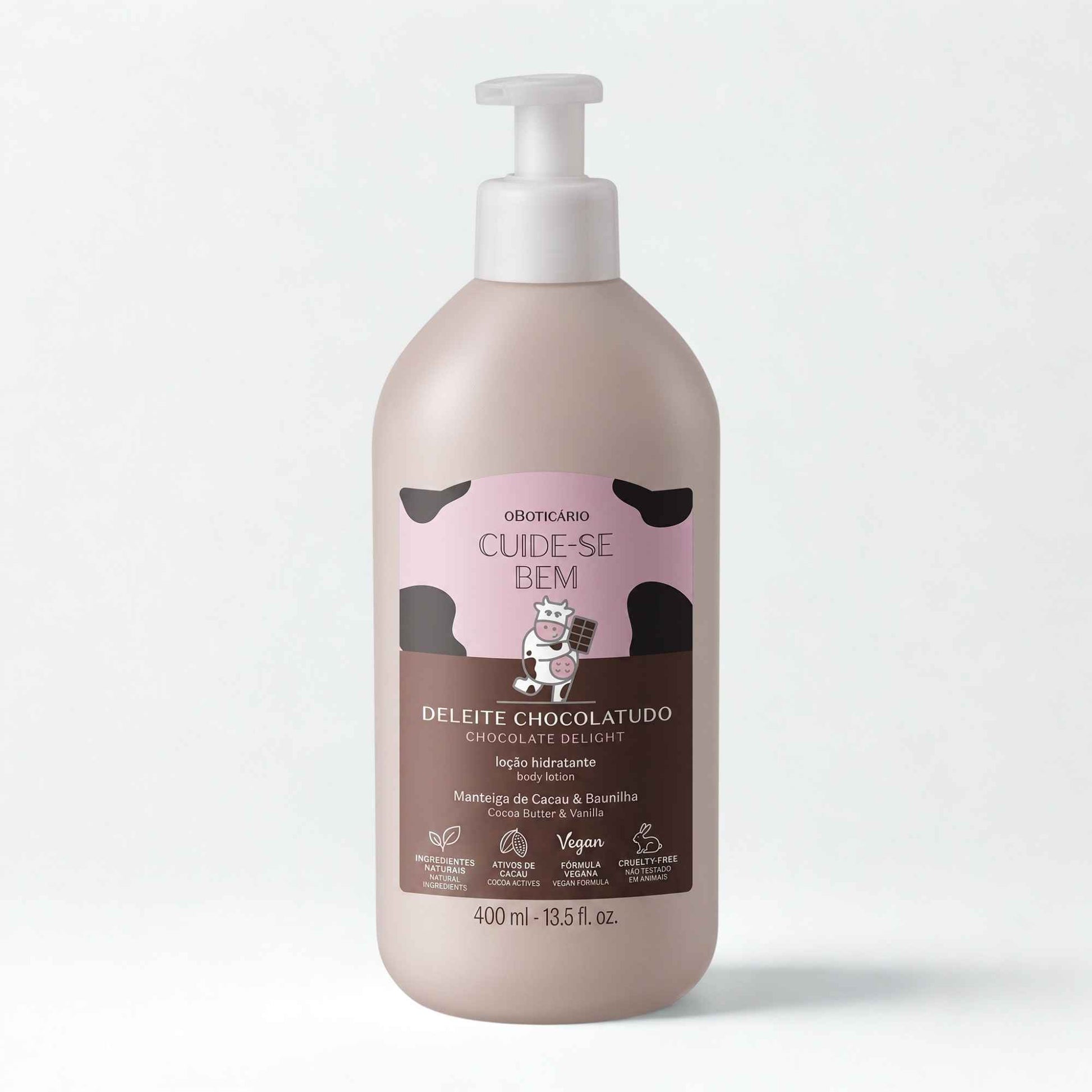 Lotion hydratante corps Deleite Chocolatudo 400 ml O Boticário