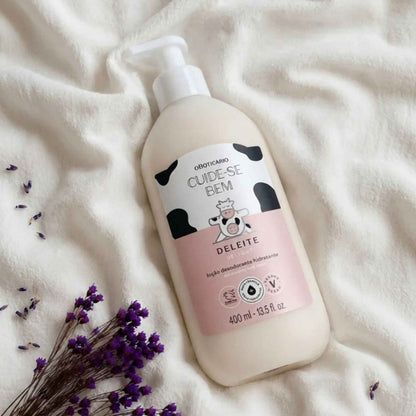 Lotion hydratante corps Deleite 400 ml O Boticário — texture