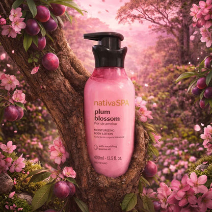 Lotion hydratante corps Nativa Spa Flor de Ameixa 400 ml O Boticário — visuel d'ambiance