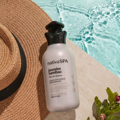 Lotion hydratante corps Nativa Spa Jasmim Sambac 400 ml O Boticário — visuel d'ambiance