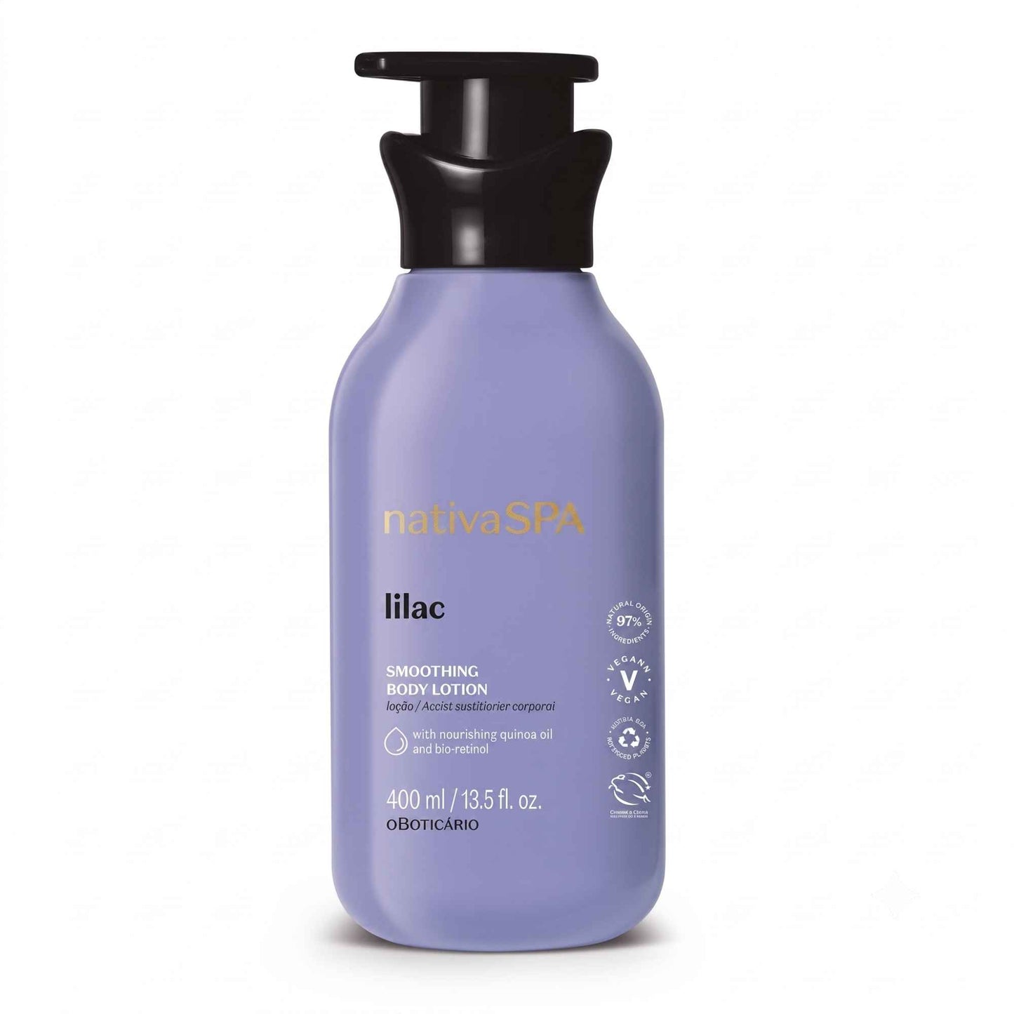 Lotion hydratante corps Nativa Spa Lilac 400 ml O Boticário